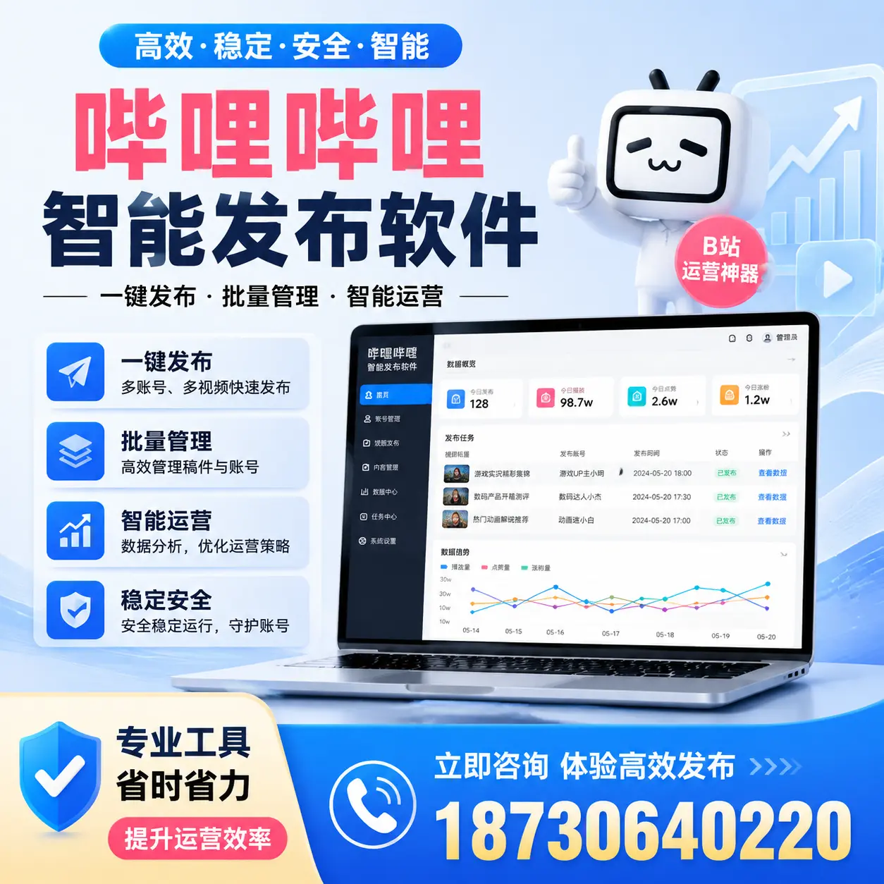 解密哔哩哔哩智能发布软件:功能与优势分析在 延边