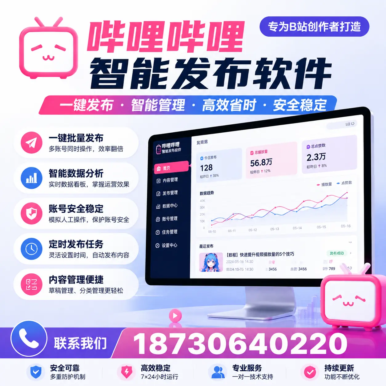 如何选择适合的哔哩哔哩智能发布软件?延边 用户必看